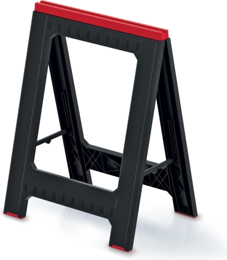 Πτυσσόμενη οικοδομική καβαλέτα TITAN STAND, 580 × 50 × 793 mm, μαύρη