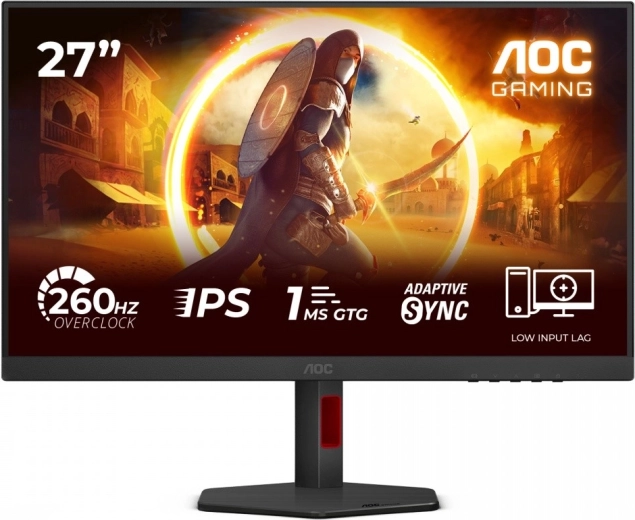 AOC 27" gaming οθόνη Fast IPS 240 Hz με pivot