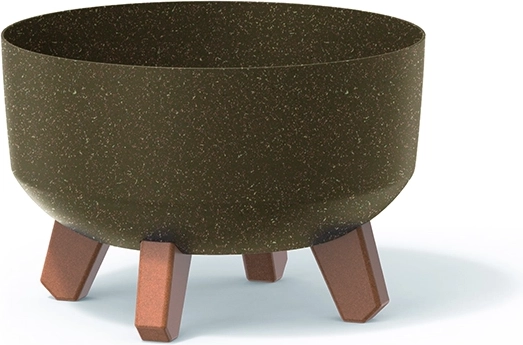 Γλάστρα Gracia Low Eco Wood 38 cm – καφέ