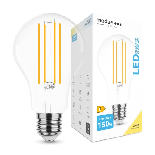 Modee Smart Lighting LED νηματοειδής λάμπα Globe E27 17 W θερμό λευκό