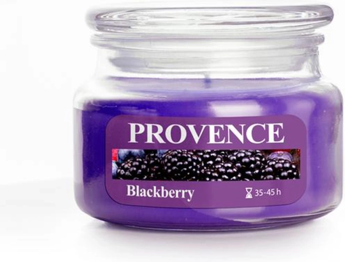 Αρωματικό κερί σε γυαλί PROVENCE βατόμουρο 45 ώρες