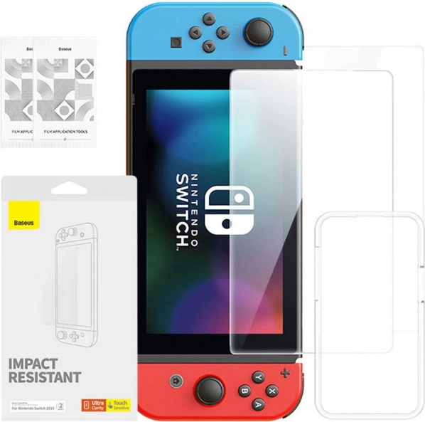 Προστατευτικό οθόνης από tempered glass Baseus για Nintendo Switch (2019)