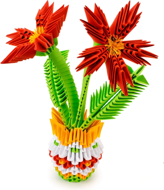 Origami 3D λουλούδια PEXI – δημιουργικό χάρτινο σετ