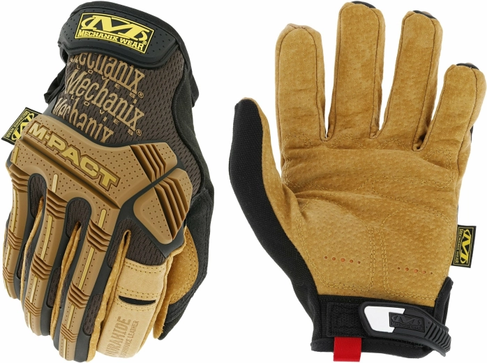 Δερμάτινα γάντια εργασίας Mechanix Durahide M‑Pact Leather, μέγεθος S