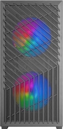 Κουτί υπολογιστή MARS MC‑Vortex mATX, 3× ανεμιστήρας FRGB