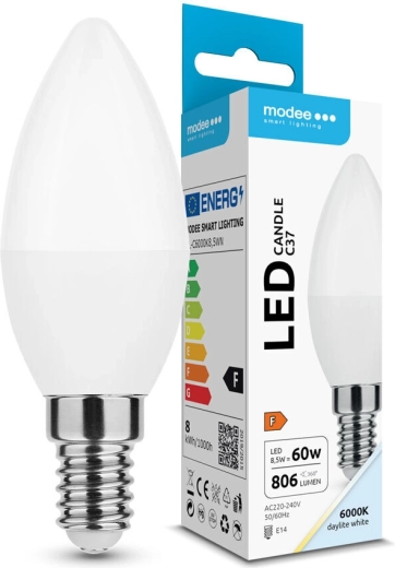 Modee LED λαμπτήρας-κερί C37 8,5 W E14 806 lm ψυχρό λευκό