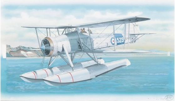 Κιτ μοντέλου αεροπλάνου Fairey Swordfish Mk.2 (26,4 × 29 cm)