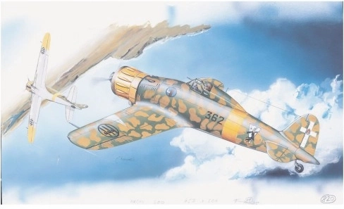 Κιτ μοντέλου αεροσκάφους Macchi M.C. 200 Saetta (16,1 × 21,2 cm)