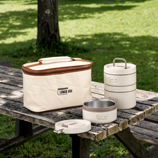 Σετ μονωμένων δοχείων τροφίμων LunchBox 4 τεμαχίων