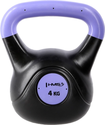 Σύνθετο kettlebell HMS 4 kg μωβ