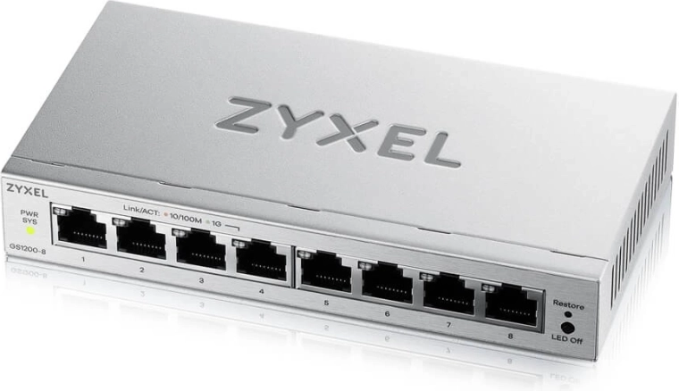 8θυρος gigabit switch δικτύου ZYXEL GS1200-8 v3