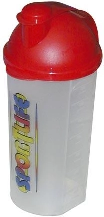 Σέικερ για ροφήματα 700 ml με καπάκι, μίξη χρωμάτων