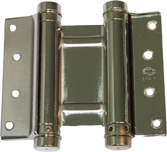 Ελατηριωτός μεντεσές 125 mm, 30 kg, νικέλιο – σετ 2 τεμ.