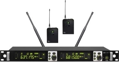 Σετ ασύρματων μικροφώνων Avtek με δύο πομπούς bodypack