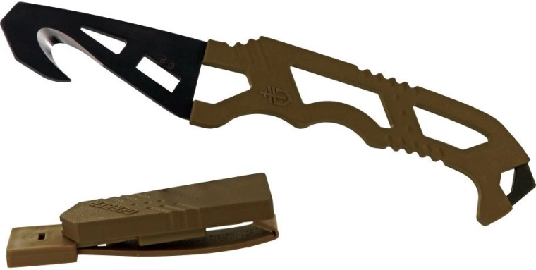 Διασωστικό μαχαίρι με άγκιστρο GERBER Crisis Hook Knife, tan