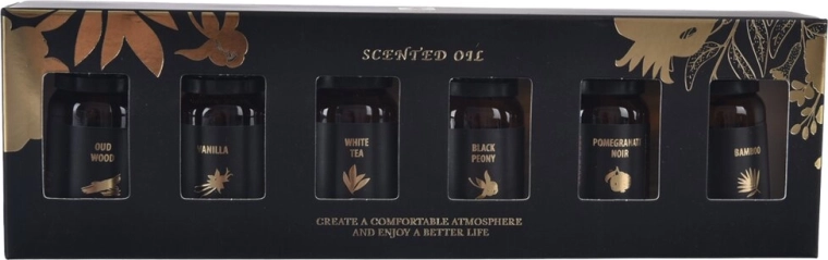Σετ δώρου αιθέριων ελαίων Black 6×10 ml
