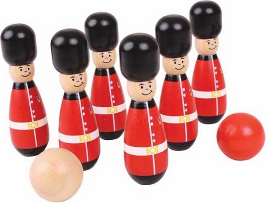 Κώνοι Μπόουλινγκ Άγγλοι Φρουροί από την Bigjigs Toys