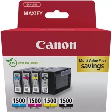 Canon multipack δοχείων μελάνης PGI-1500 BK/C/M/Y