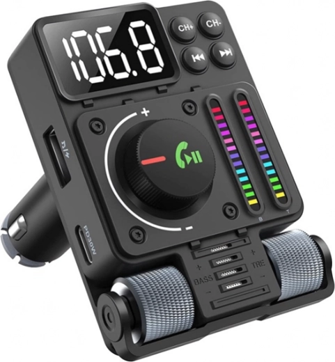 Bluetooth FM transmitter για αυτοκίνητο με PD 30 W