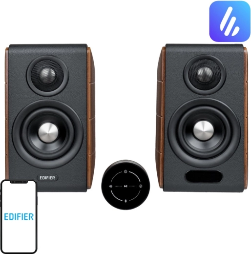 Edifier S880DB MKII ενεργά ραφιού ηχεία 2.0 (σκούρο ξύλο)