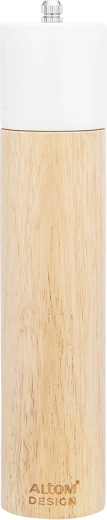 Ξύλινος μύλος μπαχαρικών λευκός 5,5 × 26,5 cm