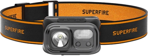 LED φακός κεφαλής Superfire 220 lm με USB‑C