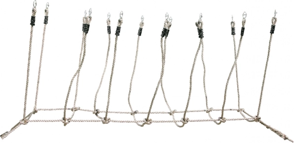 Small foot Κρεμαστή γέφυρα σχοινιού για παιδιά για τον κήπο και την παιδική χαρά