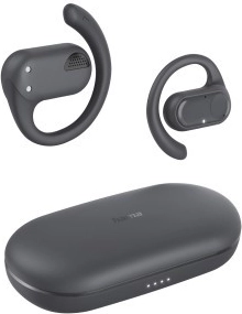 Ασύρματα ακουστικά in‑ear Hama true wireless με επαγωγικό φορτιστή, γκρι