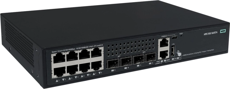 HPE Networking CW 2150 μεταγωγέας 8× Gigabit PoE+ 2× SFP 2× SFP+ 125 W