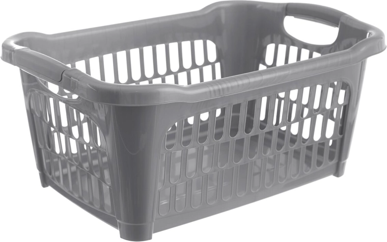 Hobby ανοιχτό καλάθι απλύτων 25 l, γκρι