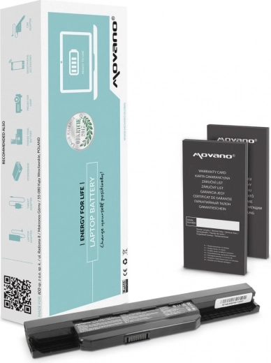 Μπαταρία Movano A32K53 για Asus K53S, X53S, X53U και X54C 4400 mAh (48 Wh)