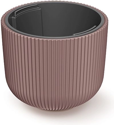 Γλάστρα Milly με εσωτερικό ένθετο 24 cm marsala