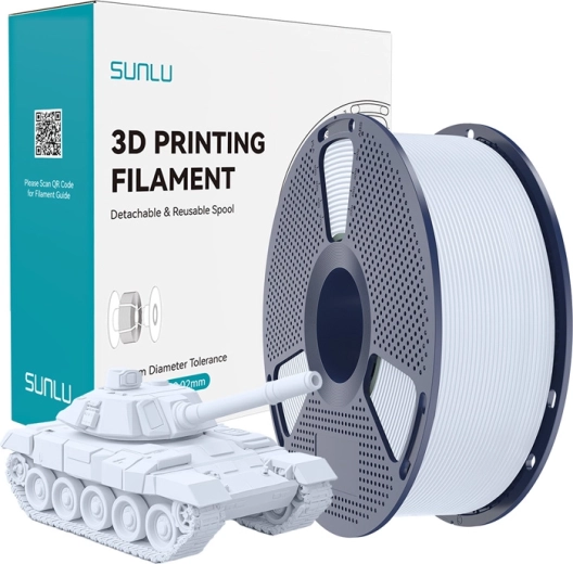 Νήμα Sunlu PLA+ high-speed λευκό 1,75 mm
