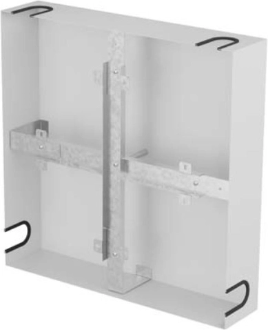 Lanberg ράφι για εφεδρικό μήκος καλωδίου 500 × 500 mm γκρι - 1 τεμάχιο