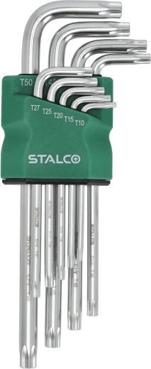 Stalco σετ επιμηκυμένων κλειδιών torx T10–T50, 9 τεμ., CrV