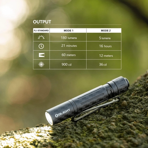 Φακός τσέπης OLIGHT i3T EOS Carbon Fiber για μπαταρία AAA