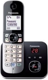 Ασύρματο τηλέφωνο Panasonic DECT KX-TG6821 μαύρο