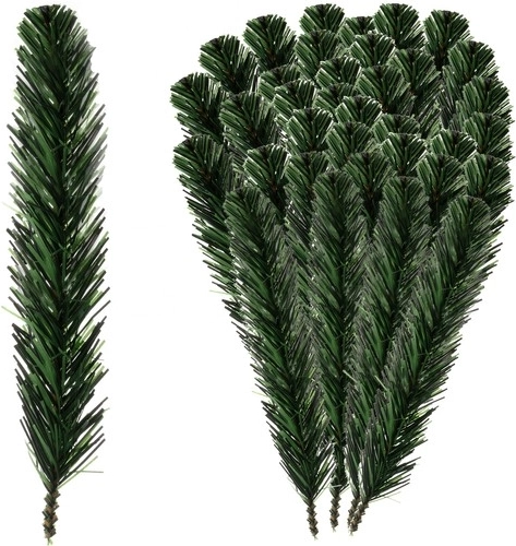 Συνθετικά κλαδάκια ελάτου 29 cm - συσκευασία 40 τεμαχίων