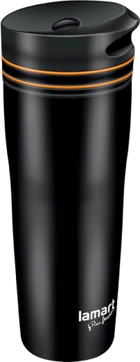 Θερμοκούπα Lamart 360 ml μαύρη/πορτοκαλί