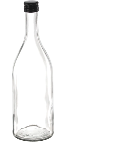 Φιάλη BDR 500 ml με βιδωτό πώμα fi 25 (8 τεμ.)
