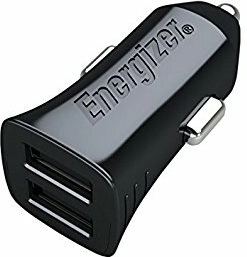Energizer Hightech φορτιστής αυτοκινήτου 2× USB 2,4 A μαύρος
