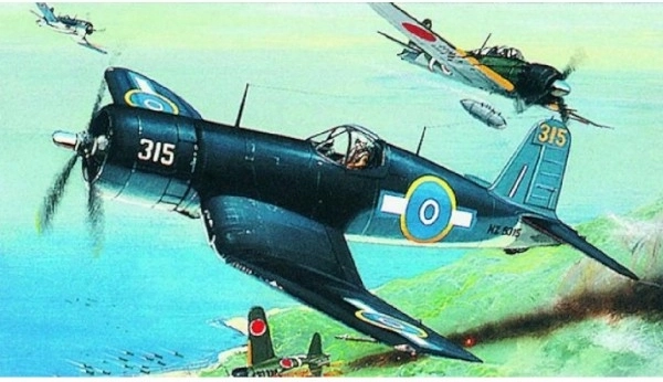 Πλαστικό μοντέλο αεροσκάφους F4U-1 Corsair για συναρμολόγηση