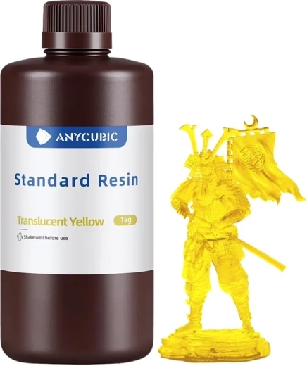 Anycubic Standard Resin διαφανές κίτρινο