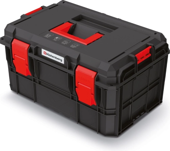 Αρθρωτή βαλίτσα εργαλείων X-Block Pro, 546 × 380 × 307 mm, μαύρη