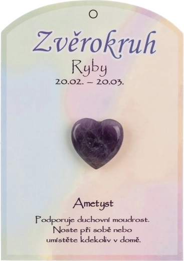 Αμέθυστος καρδιά Ιχθύες