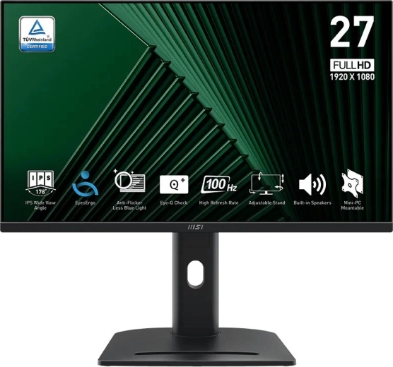 MSI Pro MP275PG οθόνη 27" IPS Full HD 100 Hz με εργονομική βάση