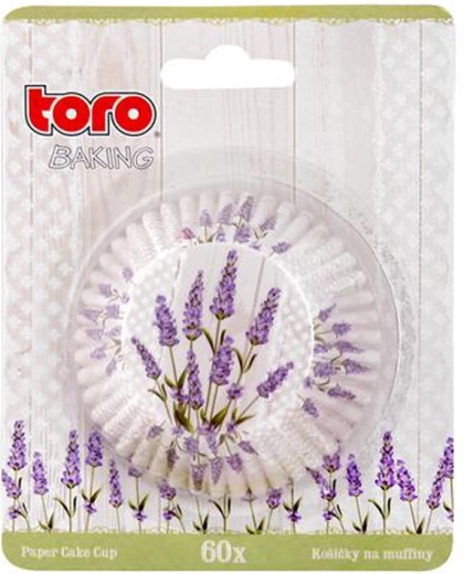 Χάρτινες θήκες για μάφιν TORO λεβάντα, 60 τεμ.
