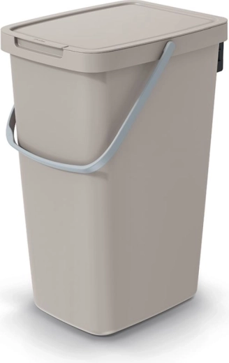 Κάδος απορριμμάτων 20 l ανοιχτό καφέ SYSTEMA Q COLLECT