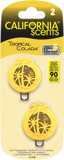 Άρωμα αυτοκινήτου California Scents Mini Diffuser Tropical Colada
