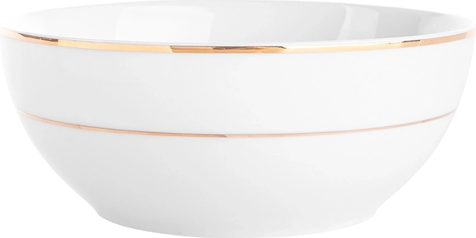 MariaPaula κλασική χρυσή γραμμή μπολ σαλάτας 17 cm, 820 ml